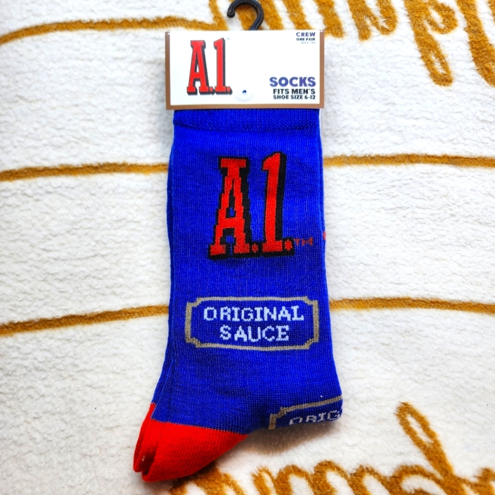 A1 Original Sauce Crew Socks. NWT.